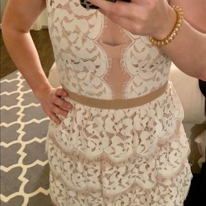 BCBG floral lace dress